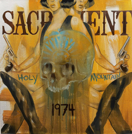New Original - "Sacrament" - (Oil on canvas 24" x 24")