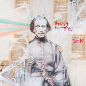 New Original - "First Born Son" - (Oil on canvas 20" x 20")