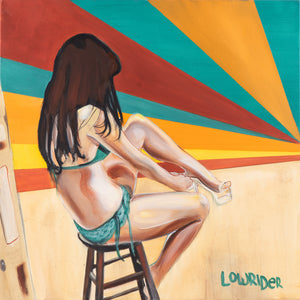 New Original - "Low Rider" - (Oil on canvas 24" x 24")